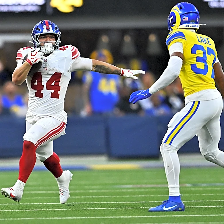 Tough sledding for Cam Skattebo on Monday night