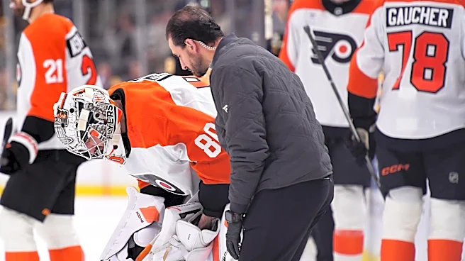 Flyers' Dan Vladar exits with injury in preseason game vs. Bruins