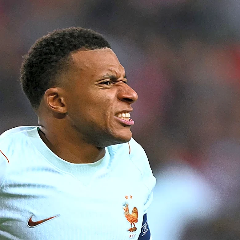Kylian Mbappe goes out injured immediately after scoring goal for France