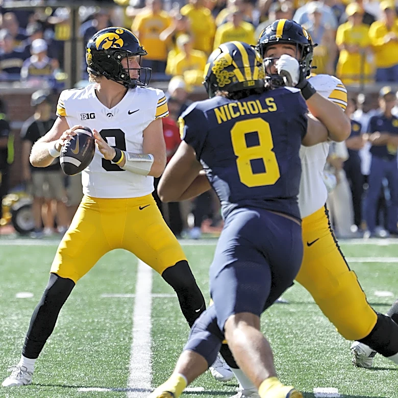 Iowa beats Michigan with zeros on clock. College football world reacts: 'Poetic justice'