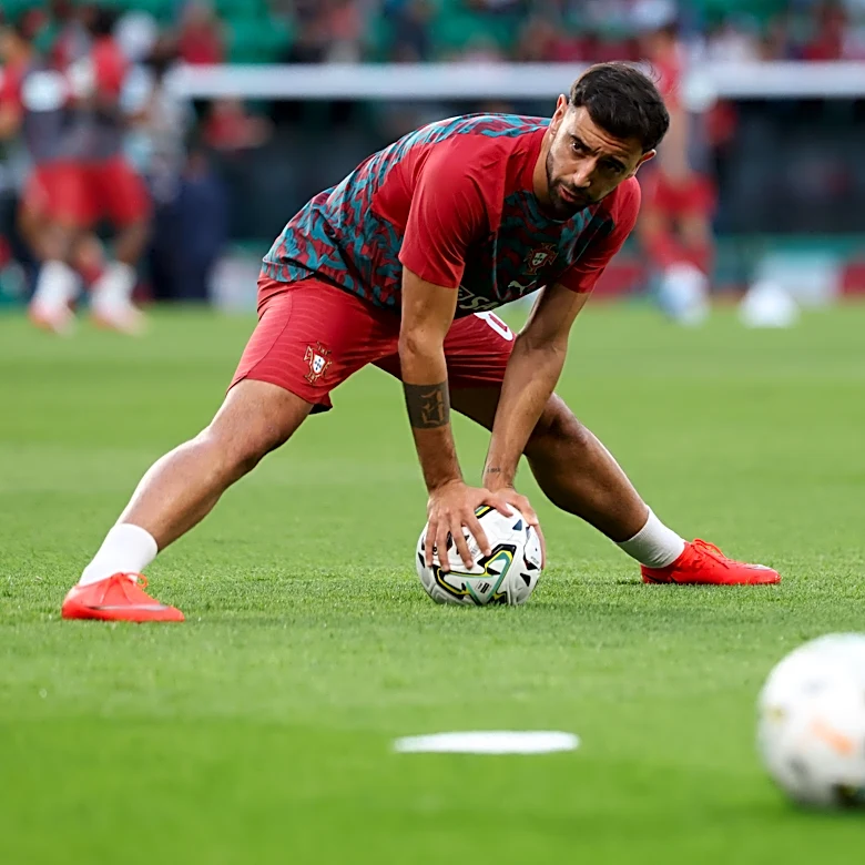 Why is Bruno Fernandes not playing for Portugal vs. Norway?