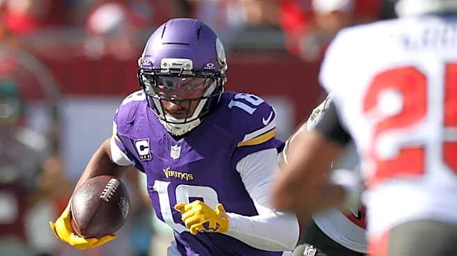 Justin Jefferson forced out with ankle injury