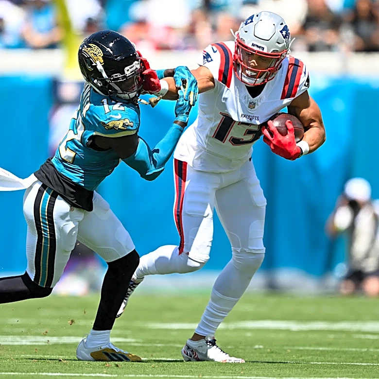 Mack Hollins leads Patriots in Week 3 with six grabs