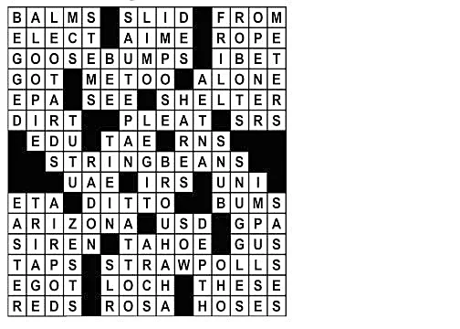 Puzzle solutions for Monday, Sep. 28, 2026