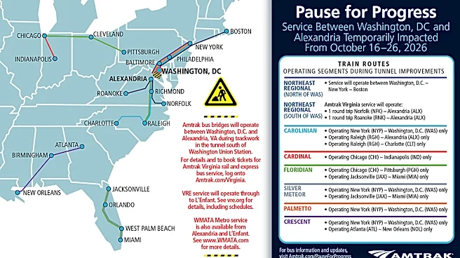 Why Amtrak service will be disrupted in Washington DC for 9 days