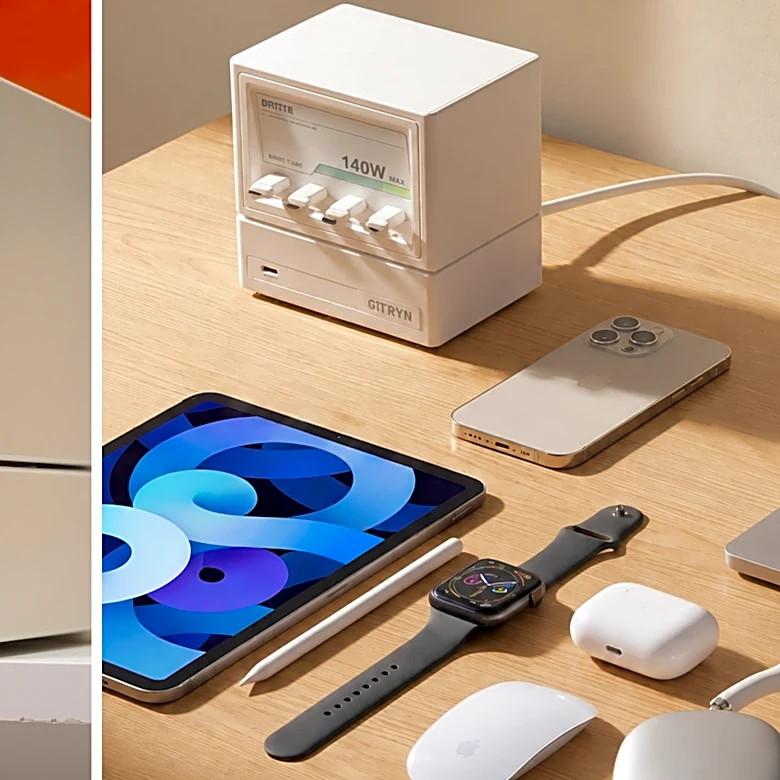 This retro-looking power station charges 5 devices at once. I need it