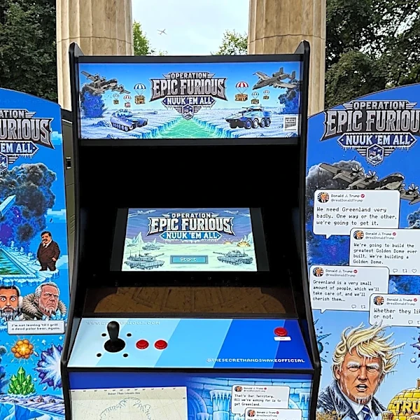 What is ‘Nuuk ’Em All,’ the new Trump arcade game at the National Mall?