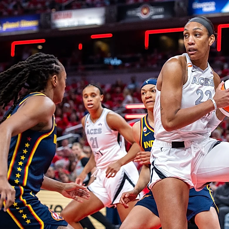 A'ja Wilson confronts fan in Game 2 WNBA playoffs loss vs. Indiana Fever