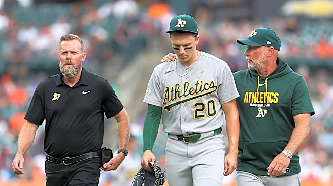 A's infielder Zack Gelof sues Detroit Tigers over knee injury