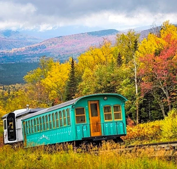 These 14 train journeys may be the best way to see fall foliage