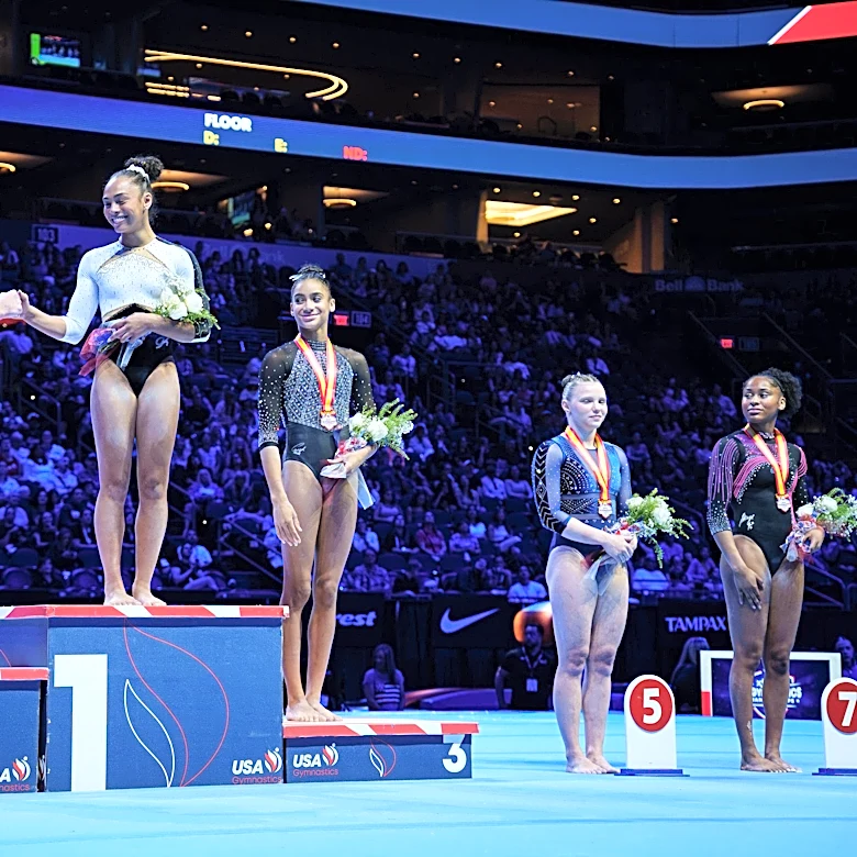 For US gymnastics, road to LA Olympics starts now