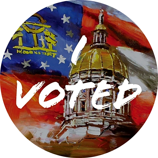 New 'I voted' stickers to debut in GA midterms. Is the peach gone?