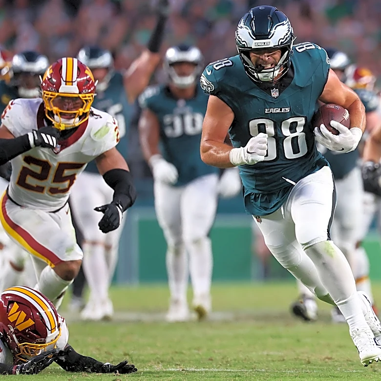 Dallas Goedert not on practice field Wednesday