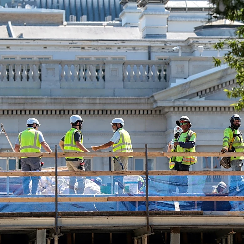 There's still a heavy demand for workers. It's in blue-collar jobs