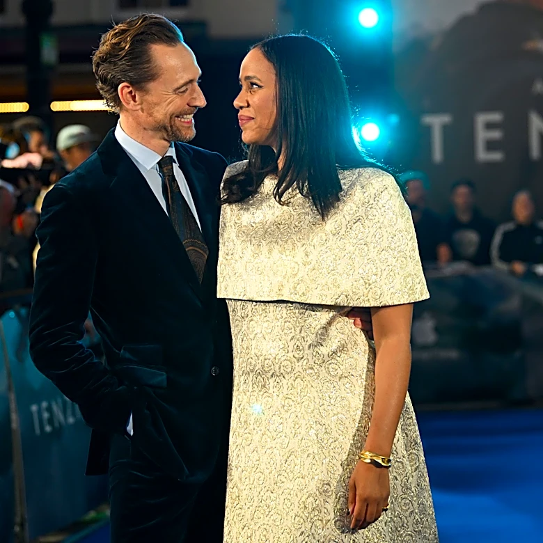 Tom Hiddleston packs on PDA with fiancée Zawe Ashton on red carpet