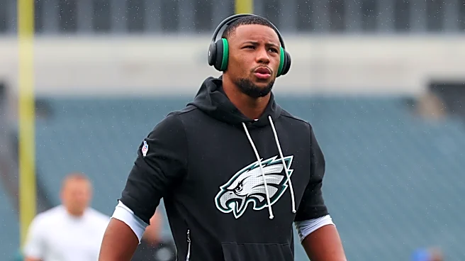 Saquon Barkley injury update as Eagles' star limps out of bounds