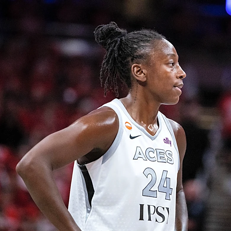Aces' Jewell Loyd exits WNBA playoff game vs. Valkyries with injury