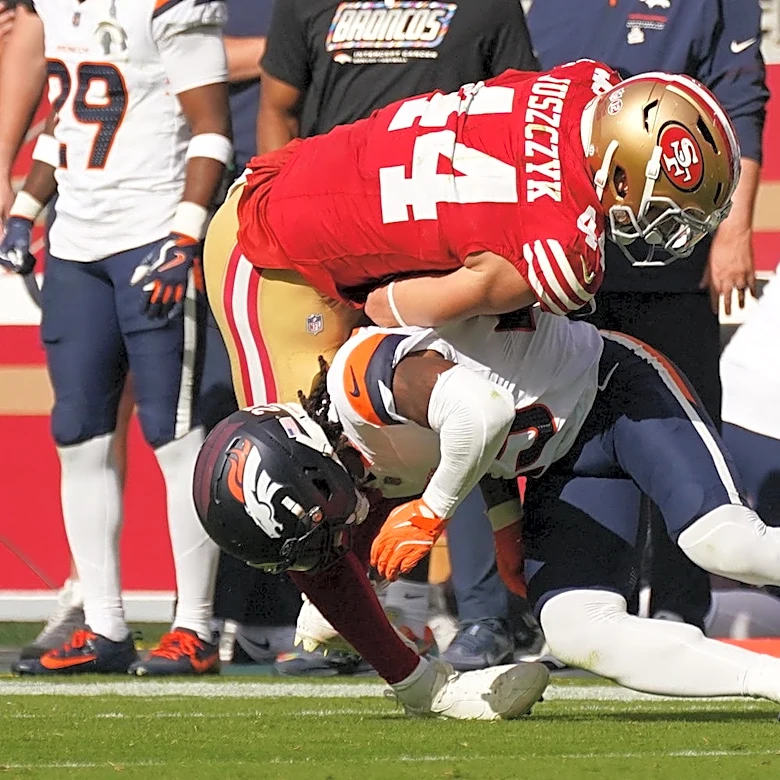 Kyle Juszczyk injury update as 49ers FB suffers apparent leg injury
