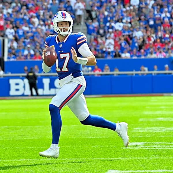 Josh Allen held in check by New England