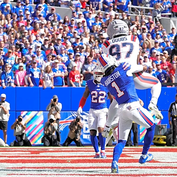 Romeo Doubs finds the end zone twice in Week 4 against Buffalo