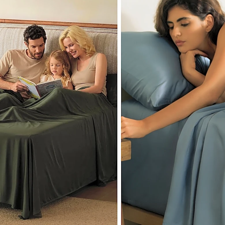 If you wake up sweaty, don't skip these cooling bamboo sheets on sale
