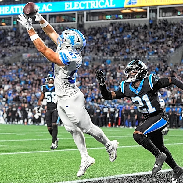 Sam LaPorta hits pay dirt in Week 4