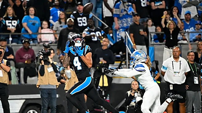 Lions have no answers for Tetairoa McMillan in primetime