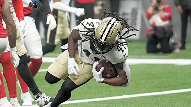 Alvin Kamara scores twice in blowout loss
