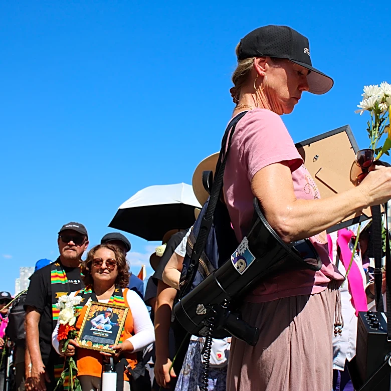 Nearly 100-mile march protesting detention centers ends in LA