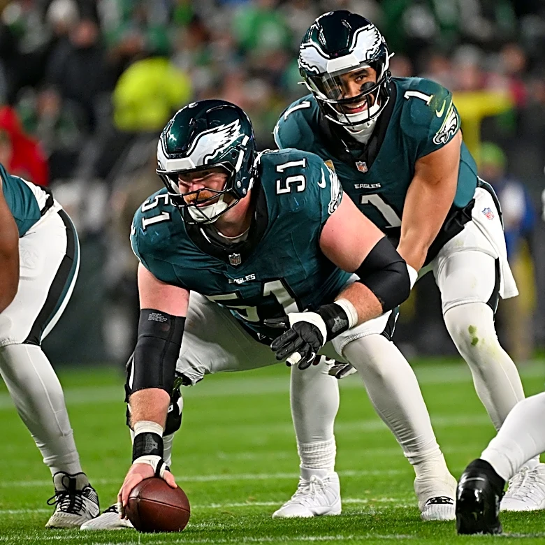 Are the Eagles now sellers? Grading Cam Jurgens trade with Ravens