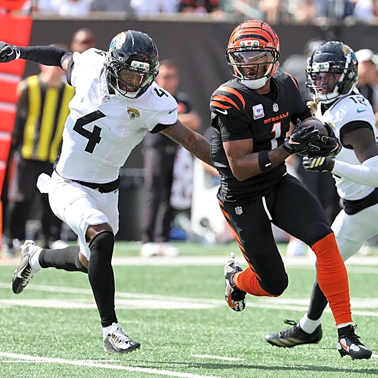 Ja'Marr Chase not on practice field Wednesday