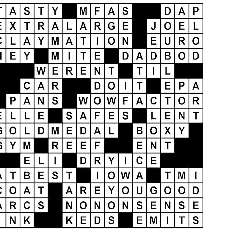 Puzzle solutions for Thursday, Oct. 8, 2026