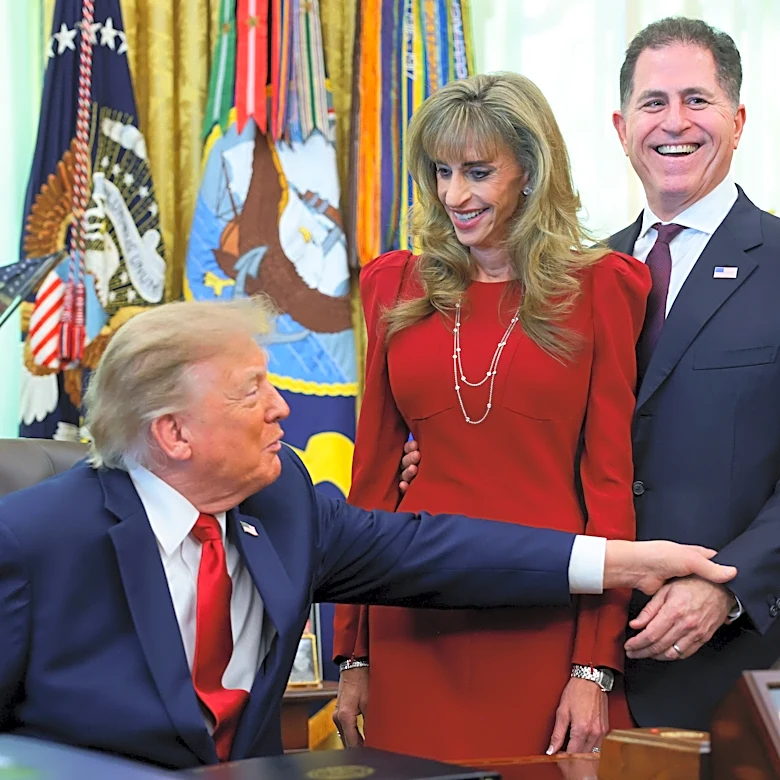 Trump praises Susan Dell as she backs Trump Accounts