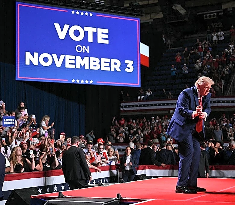 Trump voters not excited for midterms as approval rating slips: Poll
