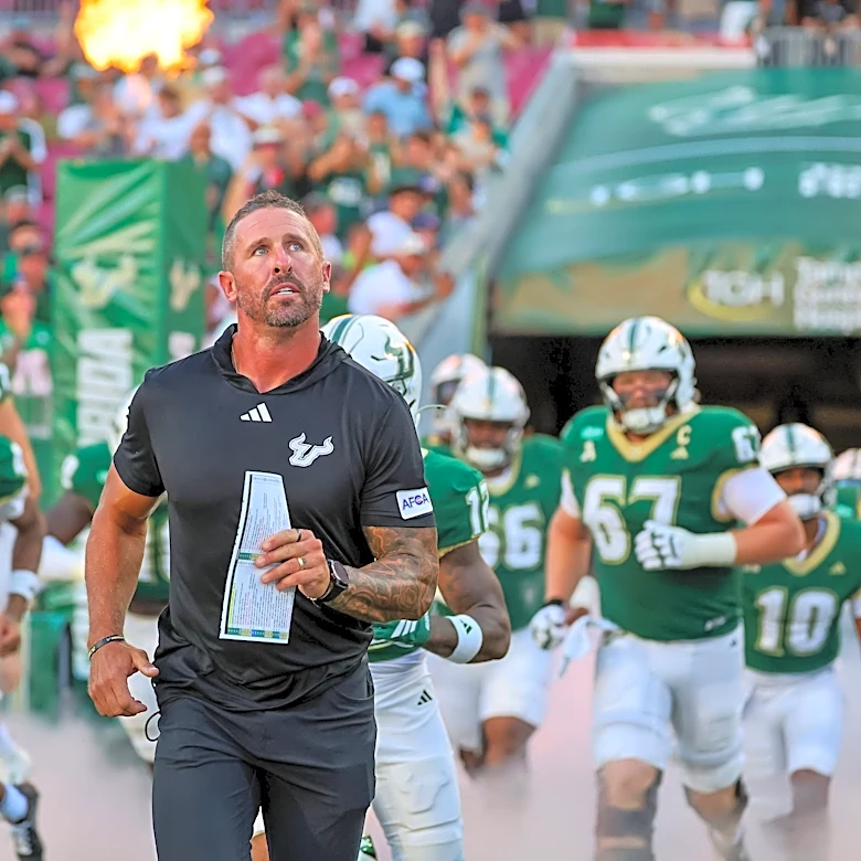 USF's Hartline questions UTSA, Alamodome crowd noise despite 'not a lot of people there'