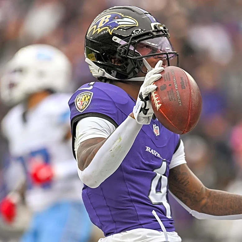 Zay Flowers remains limited at practice