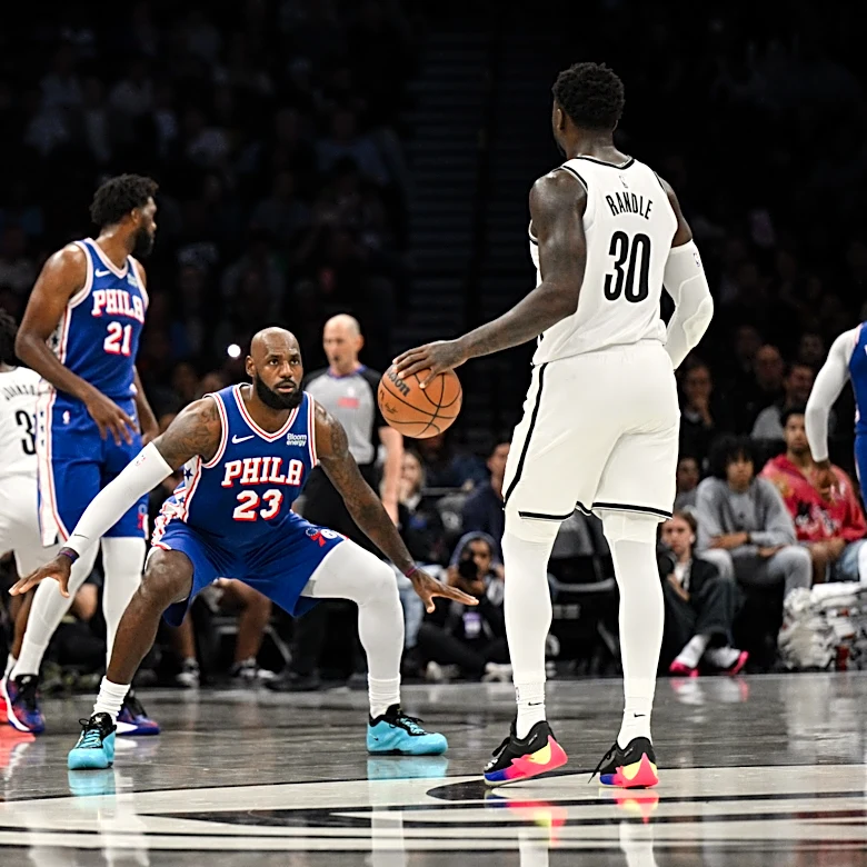 LeBron James, 76ers' loaded starting 5 play preseason game: Did we learn anything?