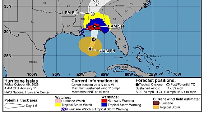 Dangerous Hurricane Isaias approaches: Landfall expected tonight