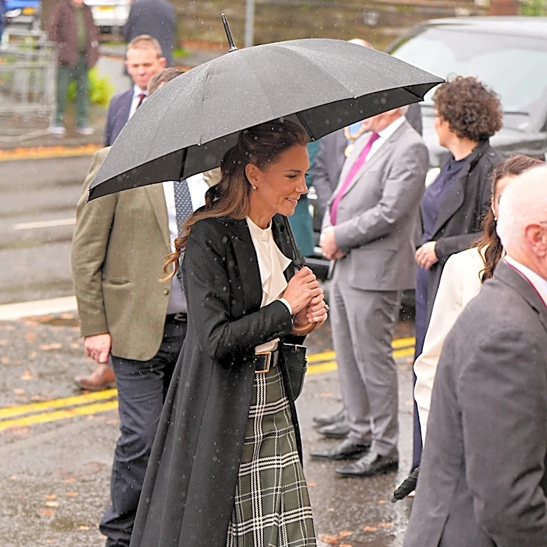 Princess Kate embraces fall fashion with plaid skirt in Belfast