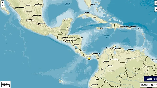 Massive earthquake strikes Panama at magnitude 7.6, tsunami threat issued