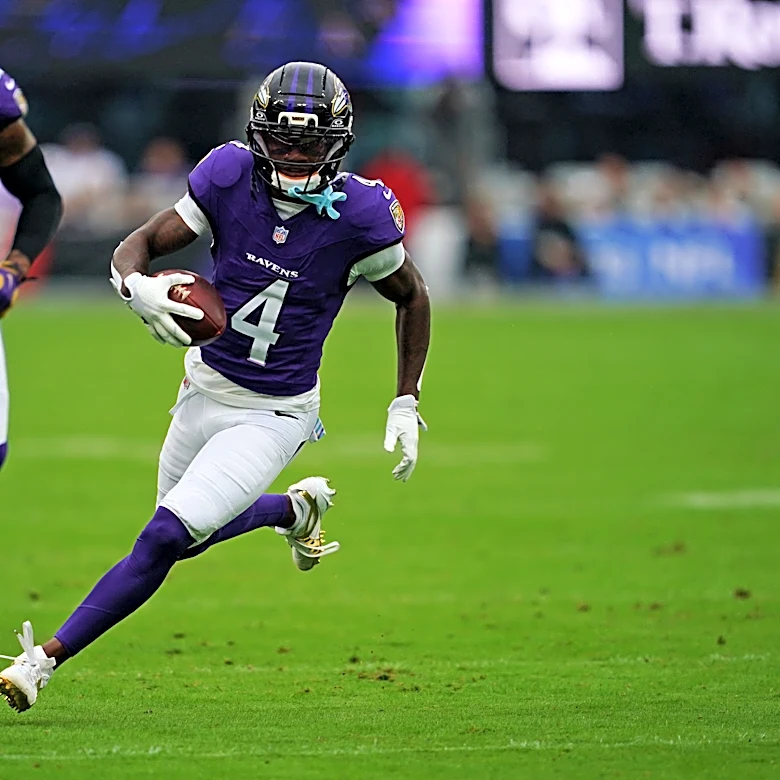 Zay Flowers listed as questionable