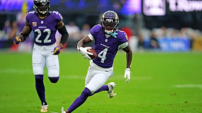 Zay Flowers listed as questionable