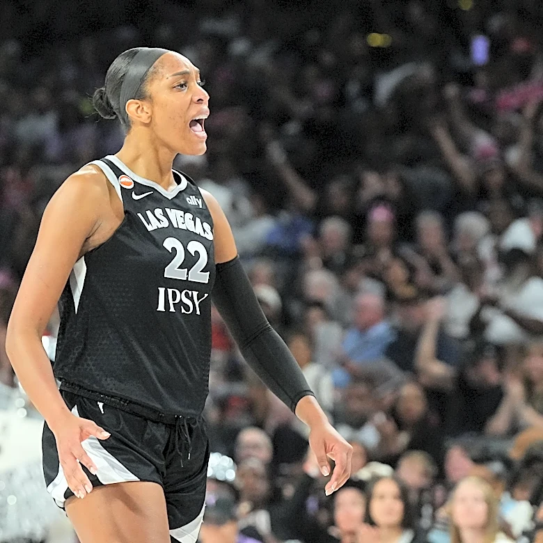A’ja Wilson breaks Diana Taurasi’s playoff record, eyes more history