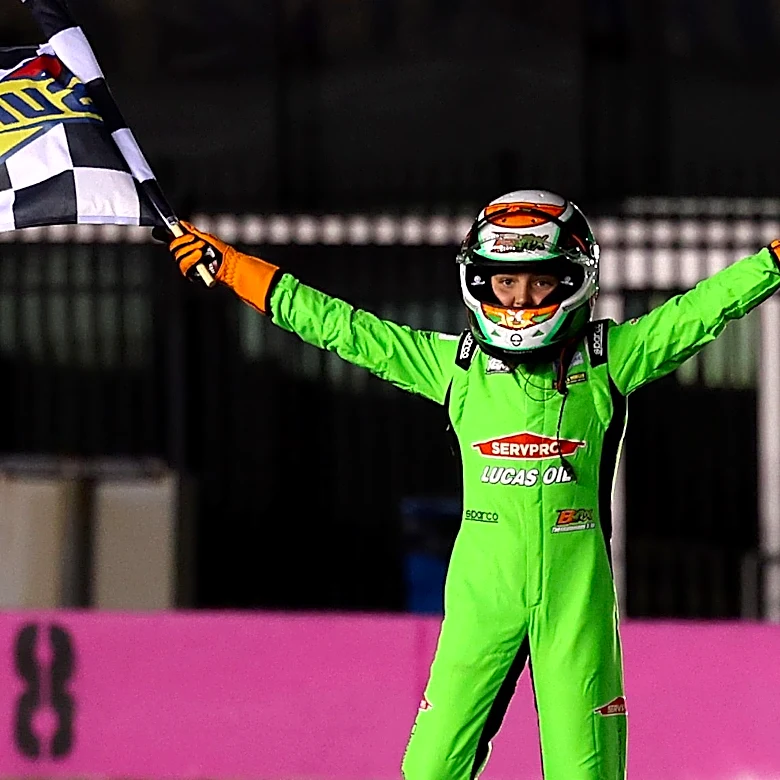 Brexton Busch burnout caps emotional celebration of life for Kyle Busch at Charlotte