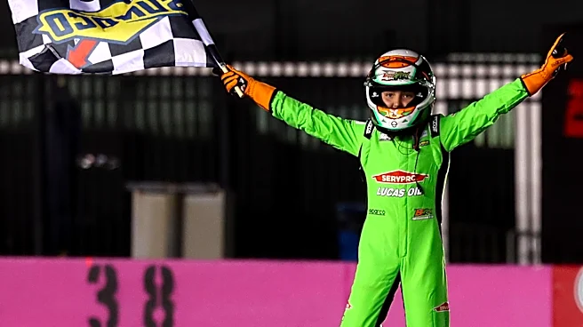 Brexton Busch burnout caps emotional celebration of life for Kyle Busch at Charlotte