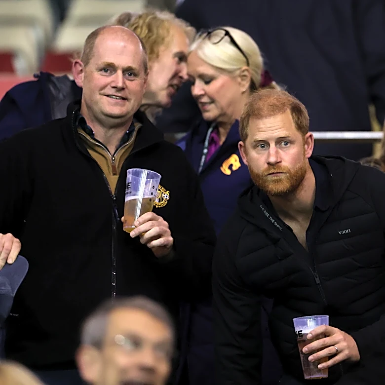 Prince Harry makes rare appearance at rugby game after return to UK