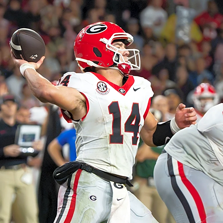Chaos is everywhere in college football. But not in Georgia, Gunner Stockton