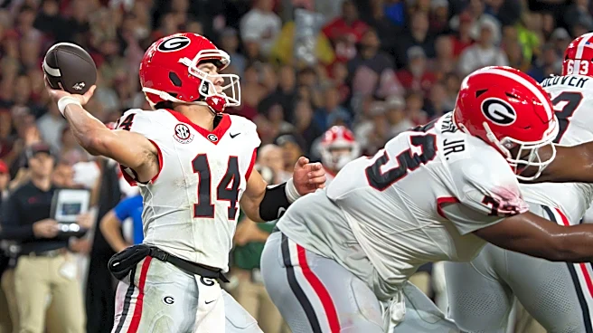 Chaos is everywhere in college football. But not in Georgia, Gunner Stockton