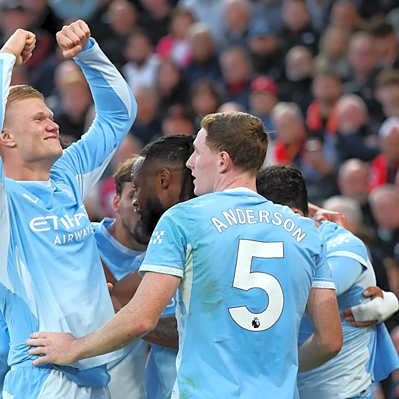Manchester City's Haaland, Doku score back to back to stun Liverpool