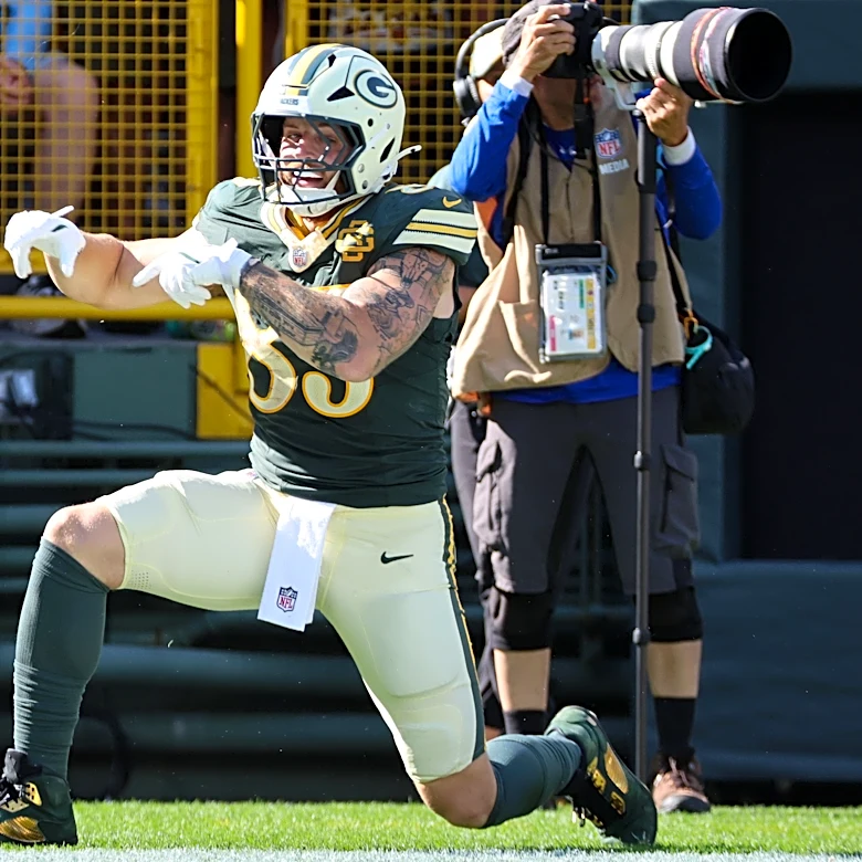 Five receptions for Tucker Kraft